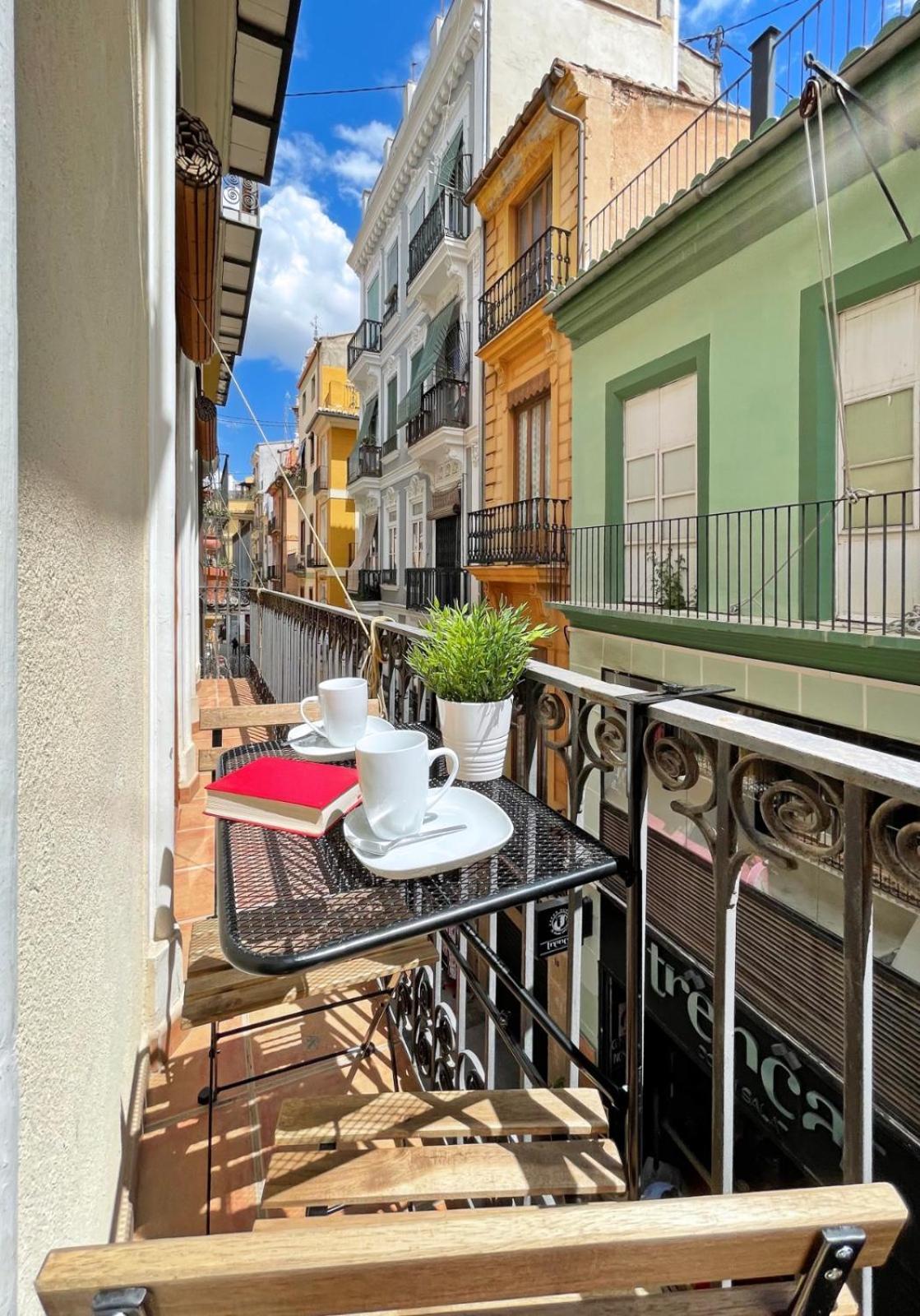 Sunny Modern Flat By Mercado Central Valencia Exterior foto
