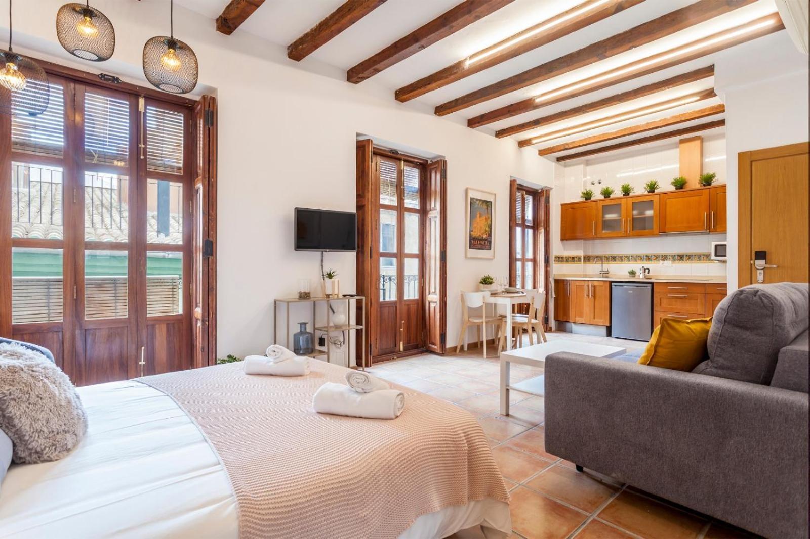 Sunny Modern Flat By Mercado Central Valencia Exterior foto
